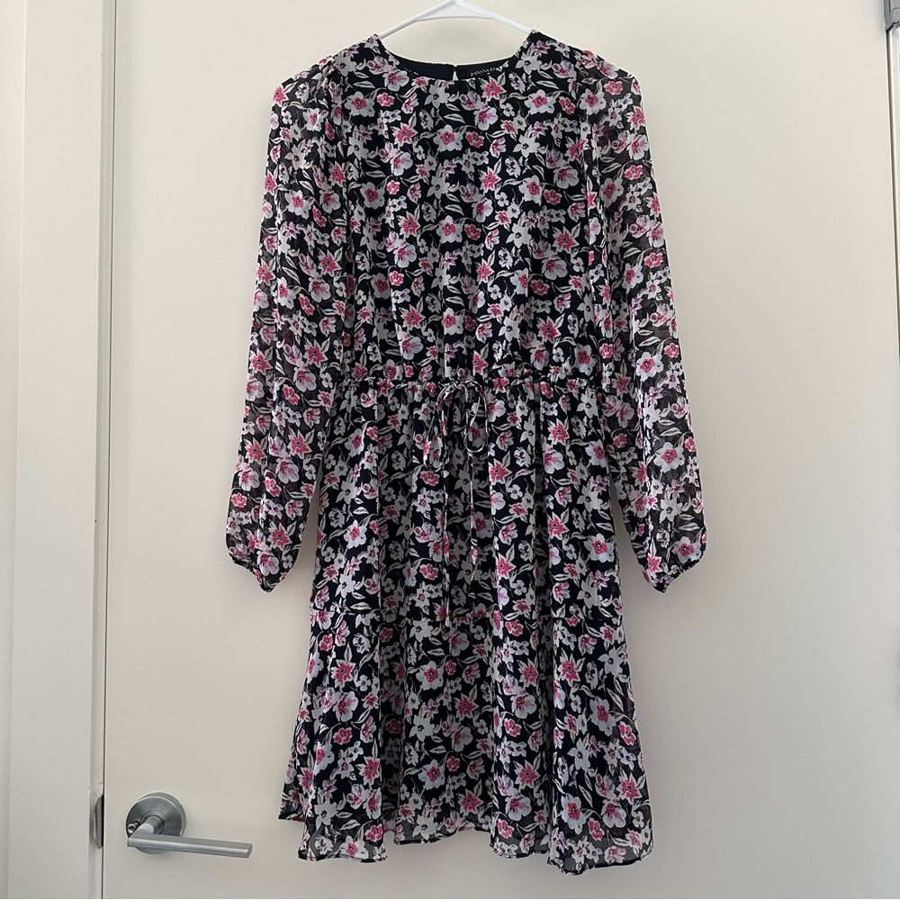 Banana Republic Black Floral Dress